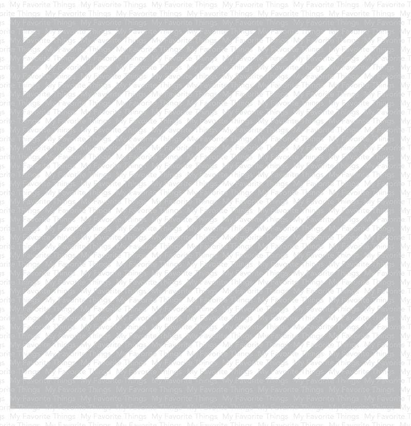 Diagonal Stripes - Stencil 