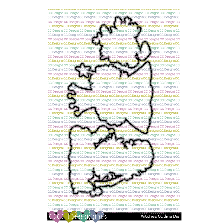 Witches - Outline Metal Die