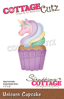 Unicorn Cupcake - Scrapping Cottage