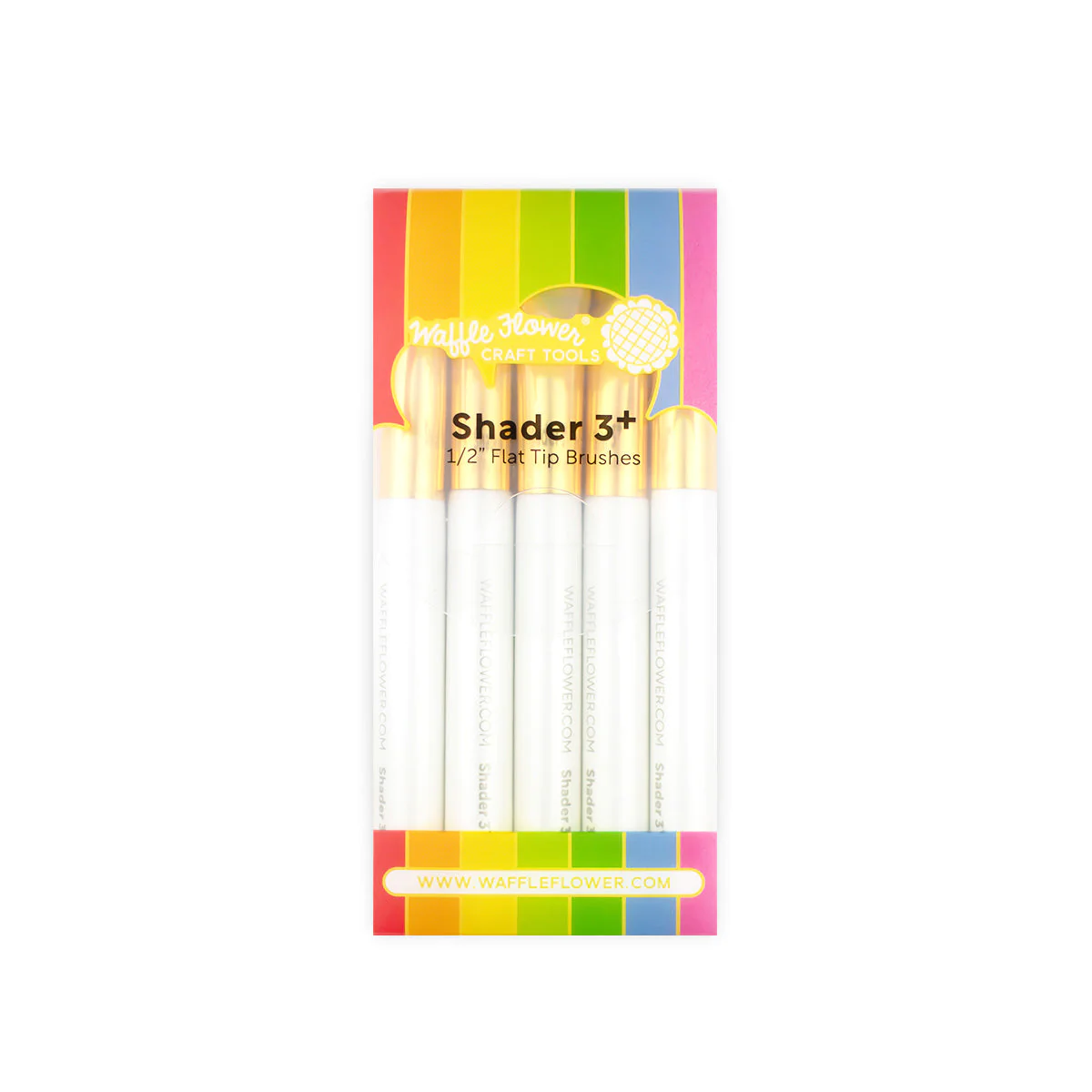 Shader Brush 3+ (5/pk) - Waffle Flower