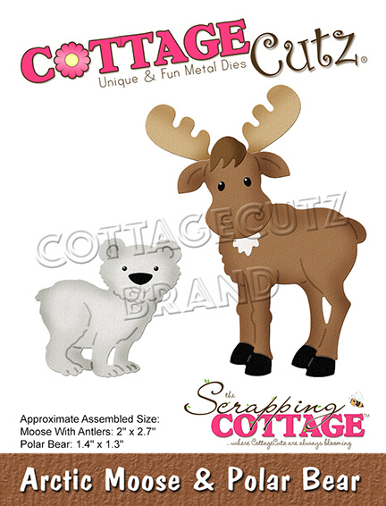 Arctic Moose & Polar Bear - Scrapping Cottage