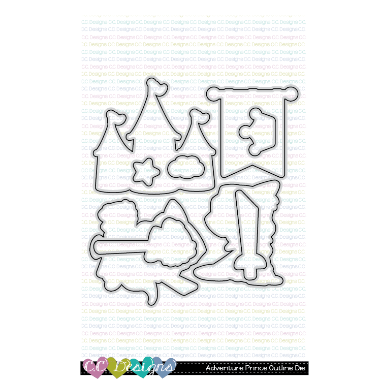 Adventure Prince - Outline Metal Die Adventure Prince - Outline Metal Die