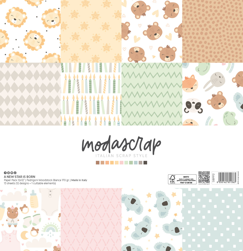 Paper Pack - Star Is Born 12“x12" Paper Pack - Star Is Born 12“x12"