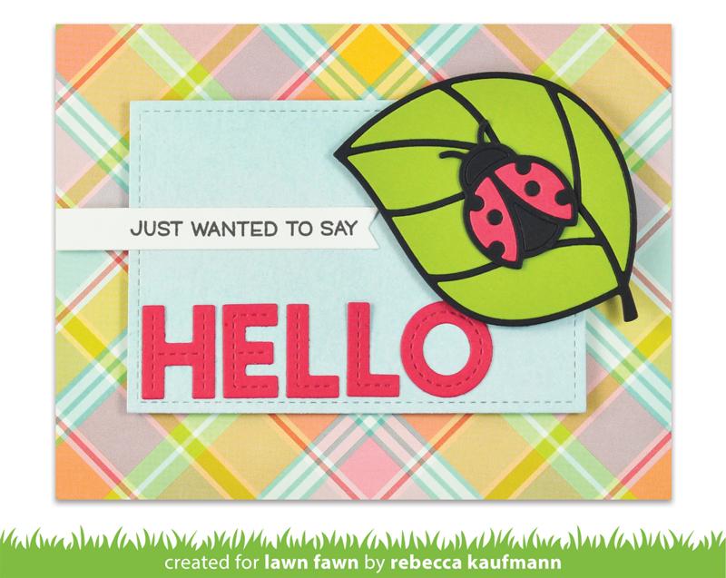 Ladybug and Leaf - Lawn Cuts