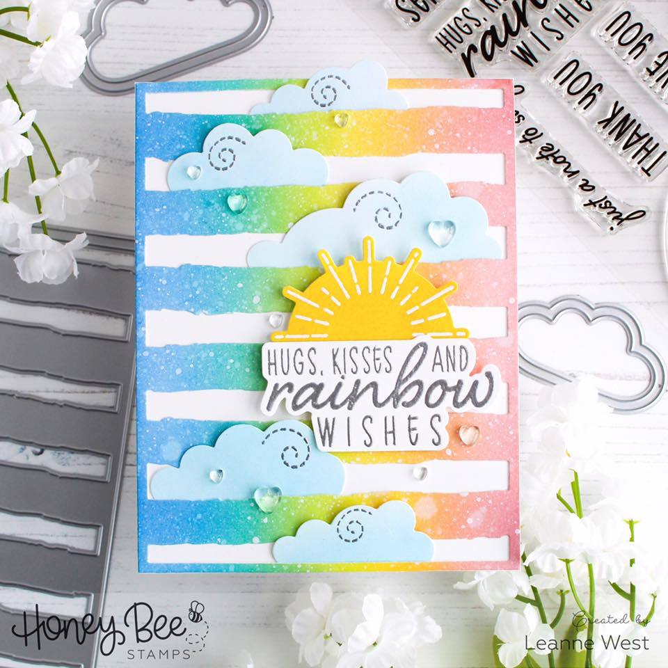 Watercolor Lines Coverplate - Honey Cuts