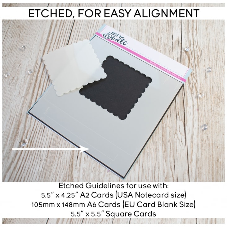 Scalloped Square Masquerade - Stencil Scalloped Square Masquerade - Stencil