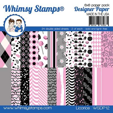 Licorice - 6x6 Designer Paper
