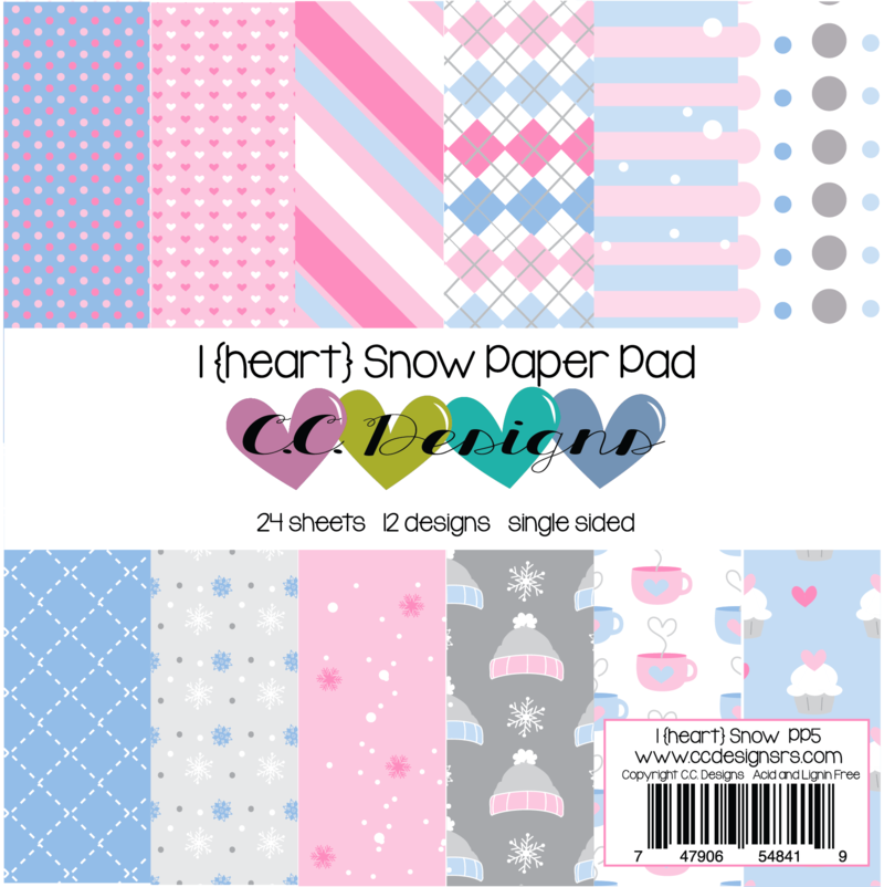 I {Heart} Snow - Paper Pad