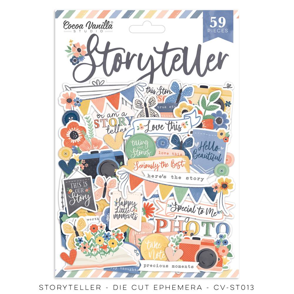 Die Cut Ephemera - Storyteller