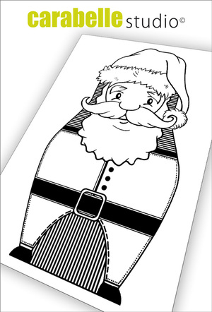 Matriochka Père Noël - Tampon A7 : by Alexi