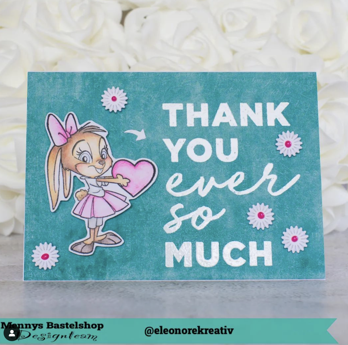 Embossingpulver trifft Hase 