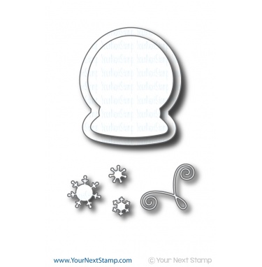 Holiday Snow Globe - Die Set