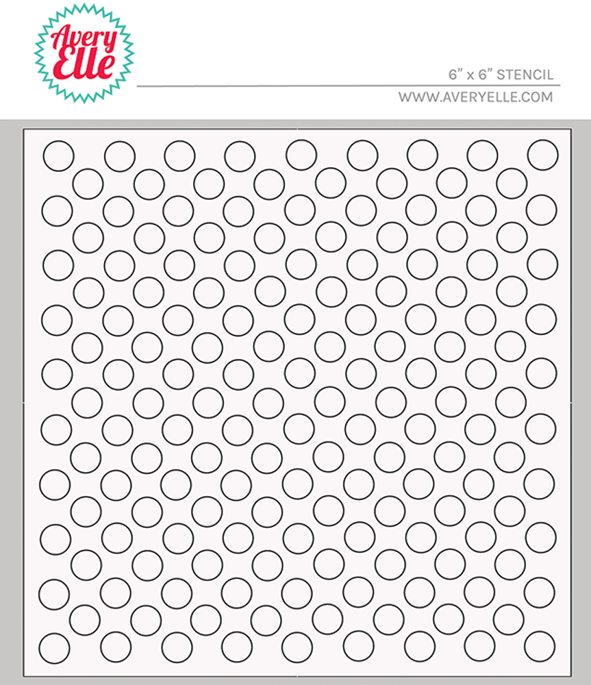 Polka Dots Stencil Polka Dots Stencil