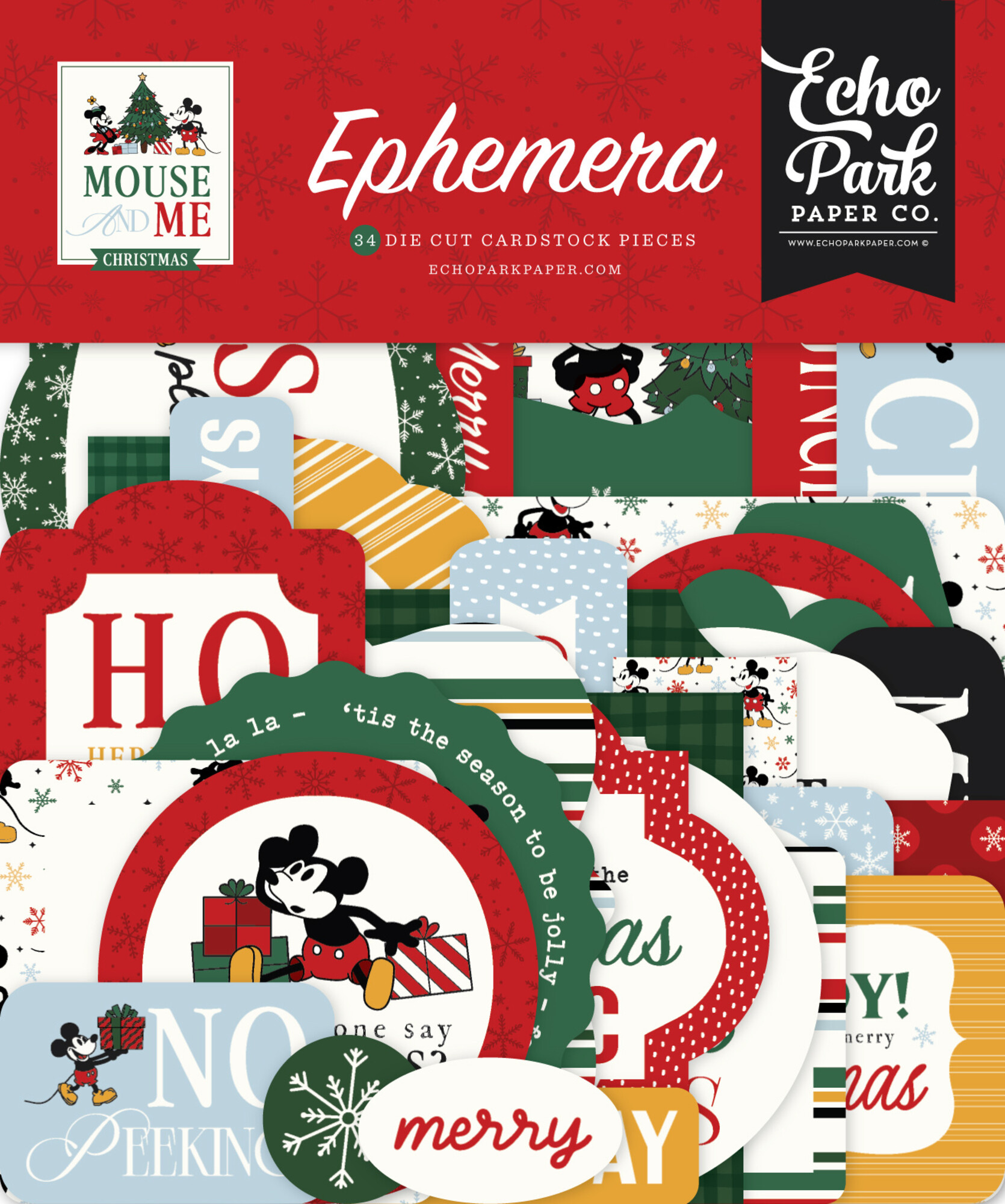 Ephemera - Mouse And Me Christmas - Echo Park