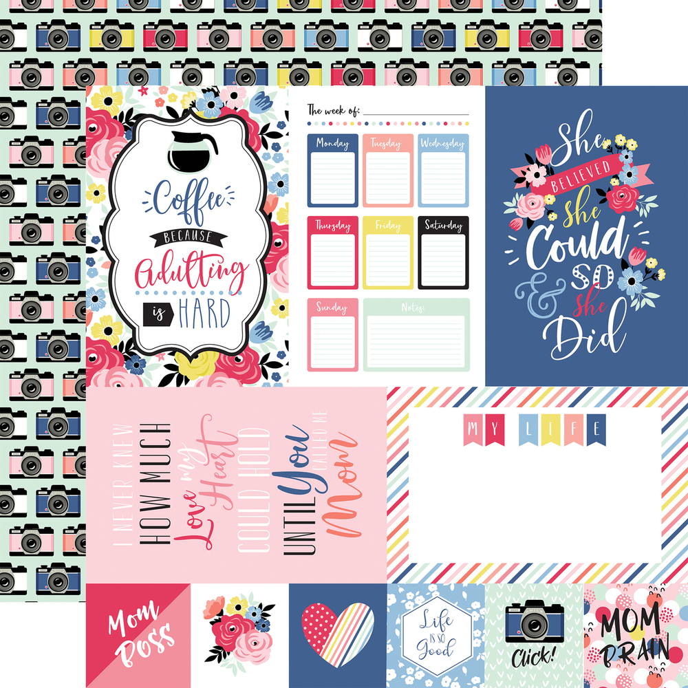 4x6 Journaling Cards - I am Mom - Echo Park 4x6 Journaling Cards - I am Mom - Echo Park