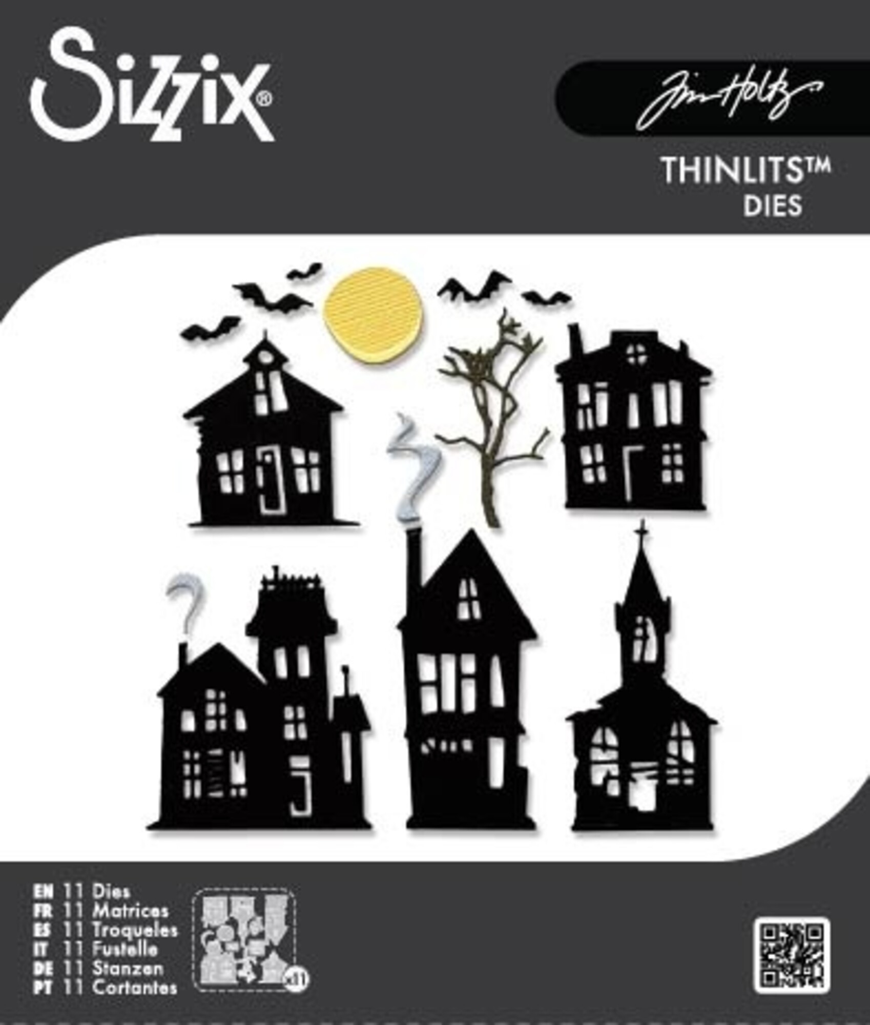 Ghost Town - Thinlits Die by Tim Holtz 