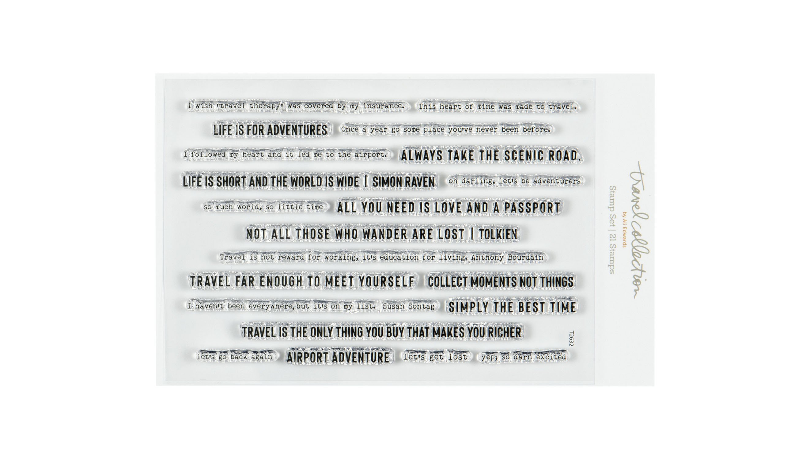 Collect Moments 4x6 Stamp Set - Travel Collection 2020