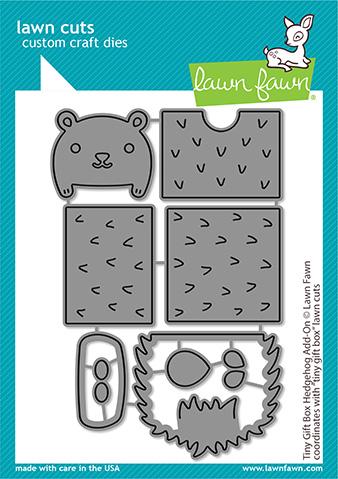 Tiny Gift Box Hedgehog Add-On - Lawn Cuts Tiny Gift Box Hedgehog Add-On - Lawn Cuts