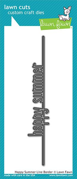 Happy Summer Line Border - lawn cuts Happy Summer Line Border - lawn cuts