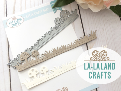 Mushroom and Grass Border - Die Mushroom and Grass Border - Die