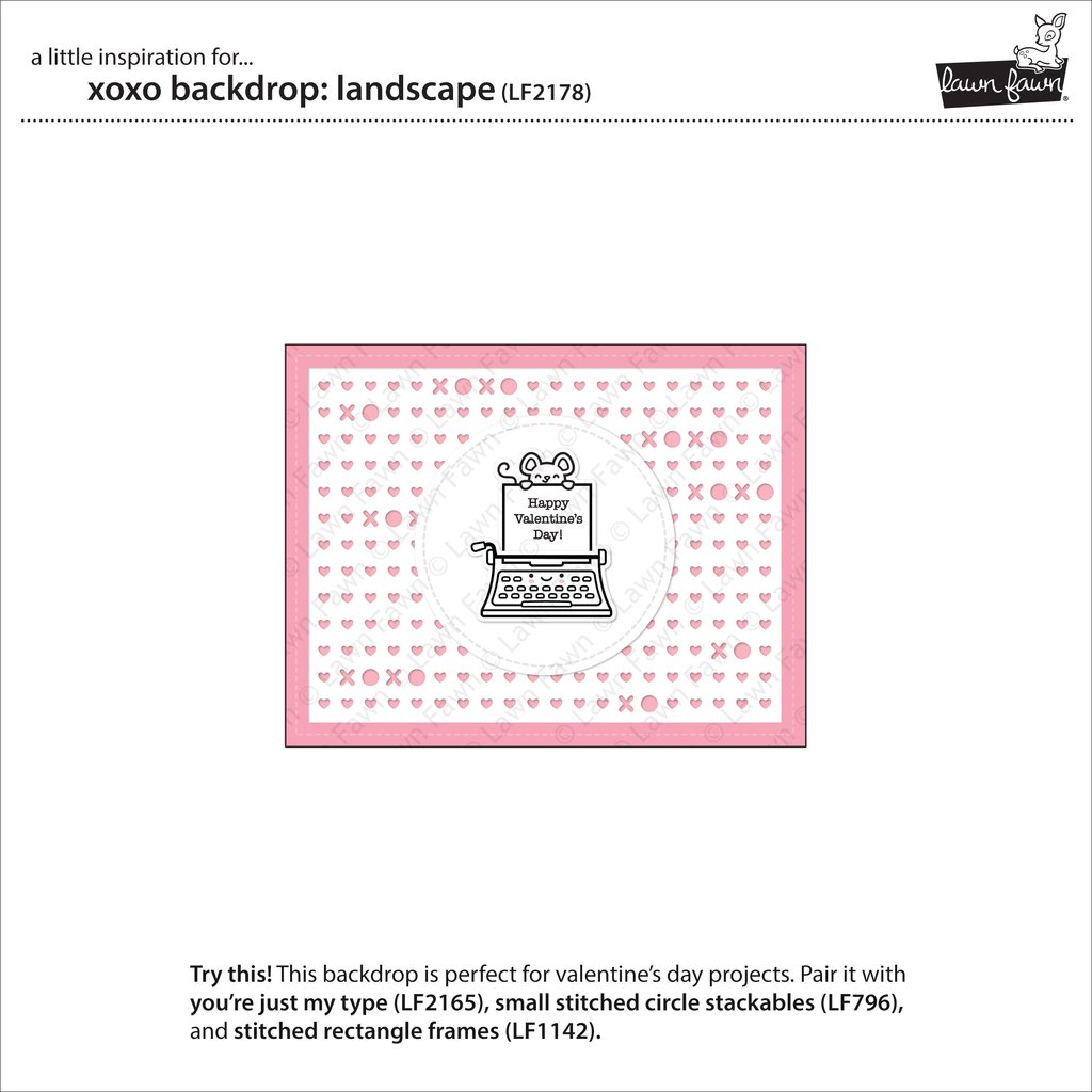 XOXO Backdrop: Landscape - Lawn Cuts XOXO Backdrop: Landscape - Lawn Cuts