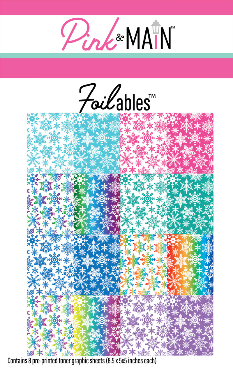 Rainbow Snowflakes - Foilables® Sheets