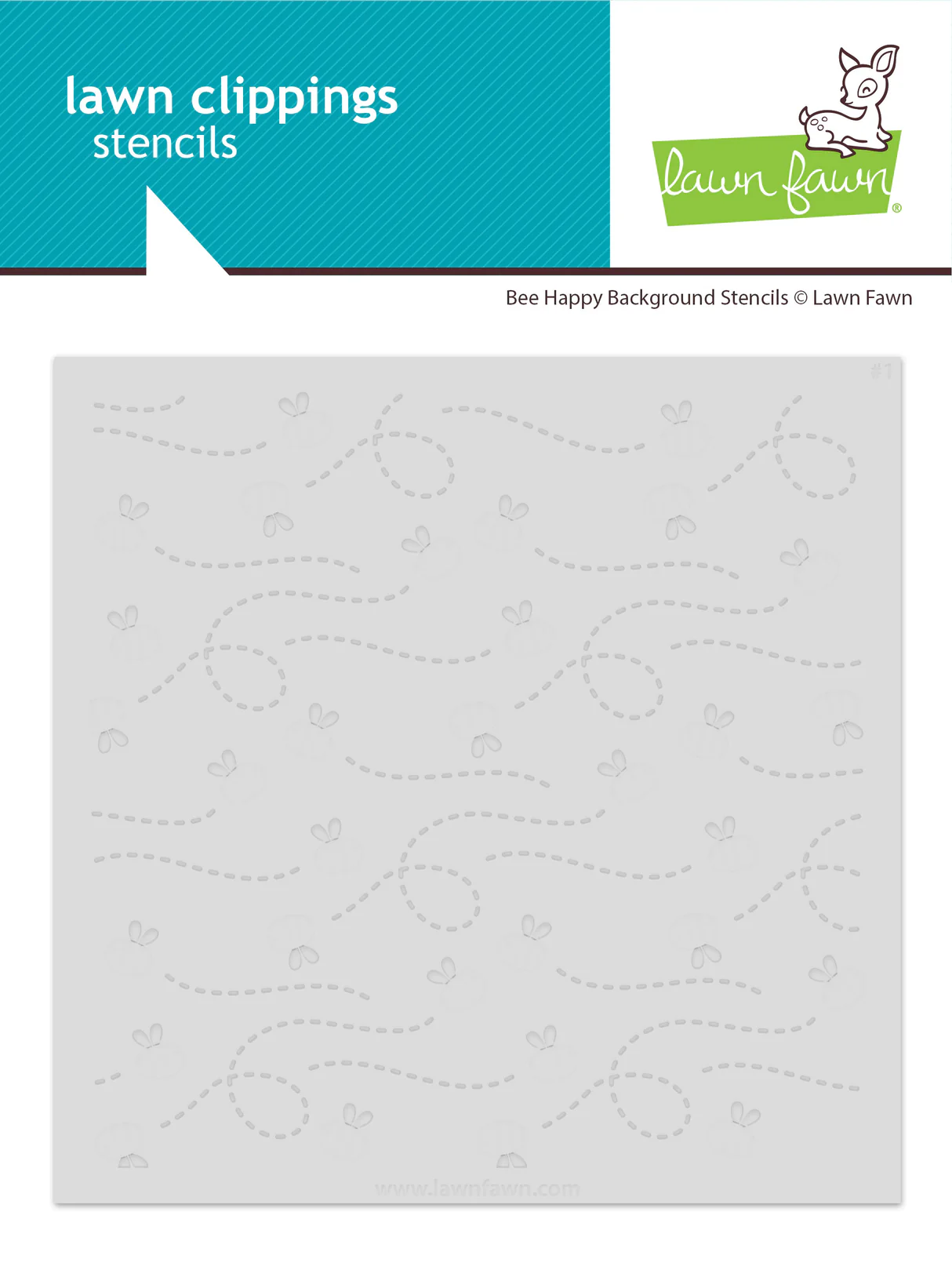 Bee Happy - Background Stencils Bee Happy - Background Stencils
