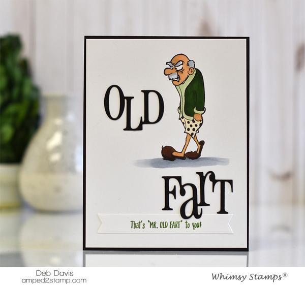 Old Fart Large Word - Die Set
