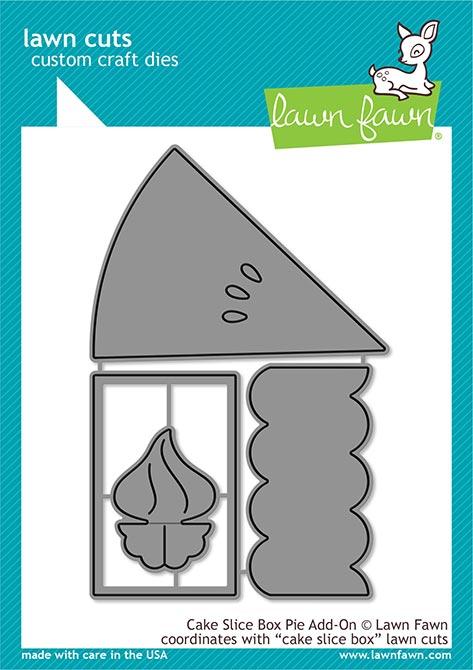 Cake Slice Box Pie Add-On - Lawn Cuts