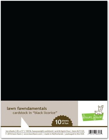 Black Licorice  Cardstock