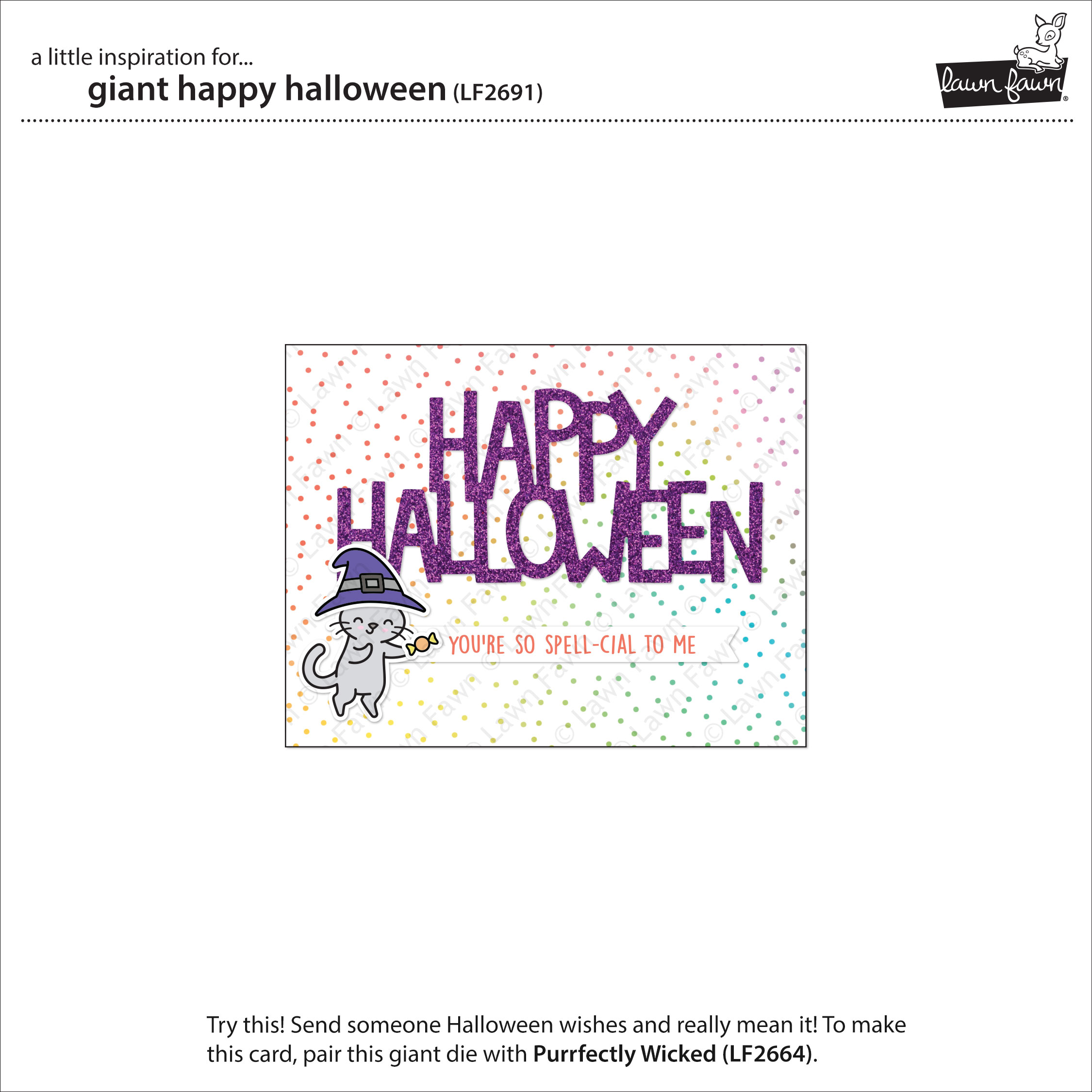 Giant Happy Halloween - Lawn Cuts Giant Happy Halloween - Lawn Cuts