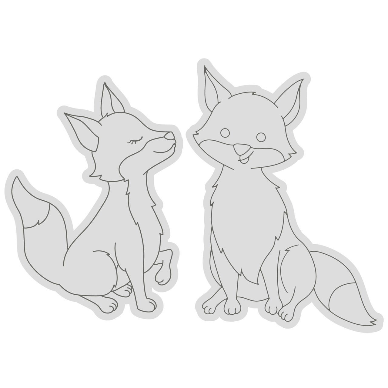 Foxy (Paper Piecing) Foxes - Honey Cuts