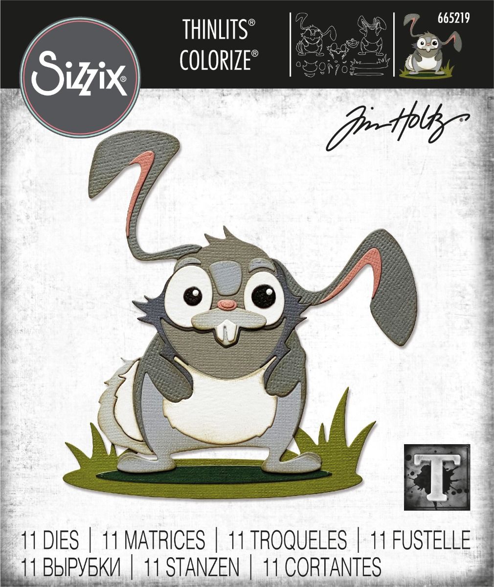 Oliver Colorize - Sizzix Thinlits Dies By Tim Holtz Oliver Colorize - Sizzix Thinlits Dies By Tim Holtz