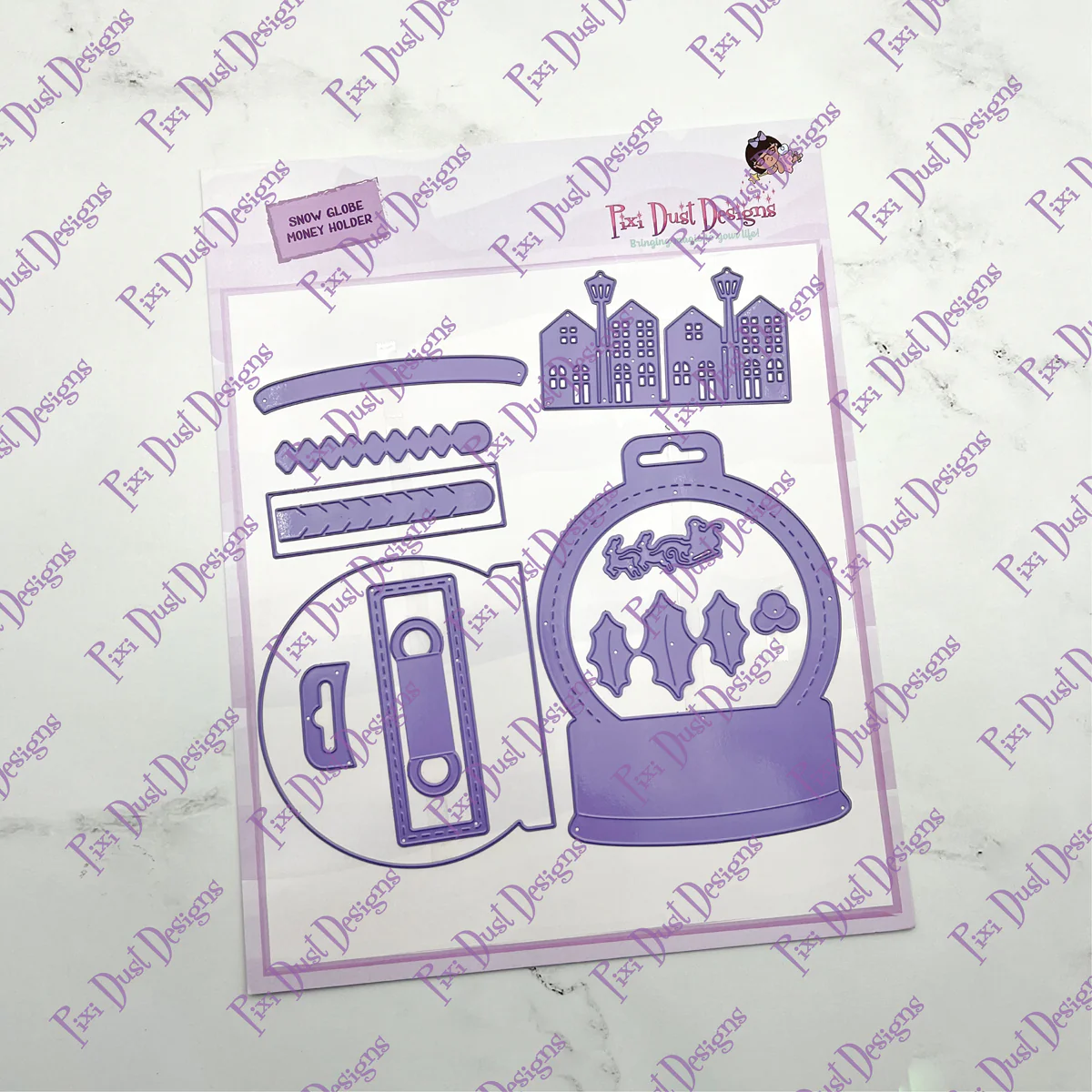 Snow Globe Money Holder - Pixi Cuts