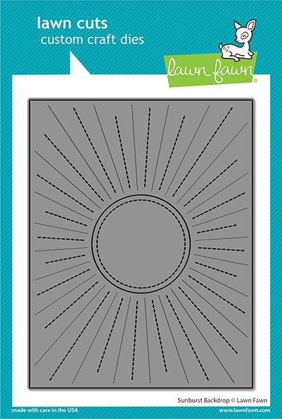 Sunburst Backdrop - Lawn Cuts Sunburst Backdrop - Lawn Cuts