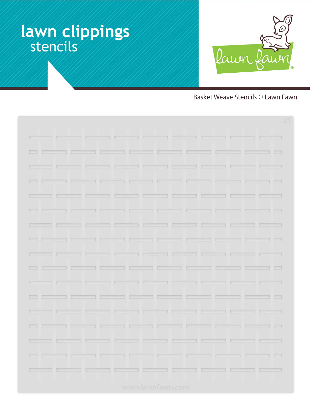 Basket Weave - Stencils 