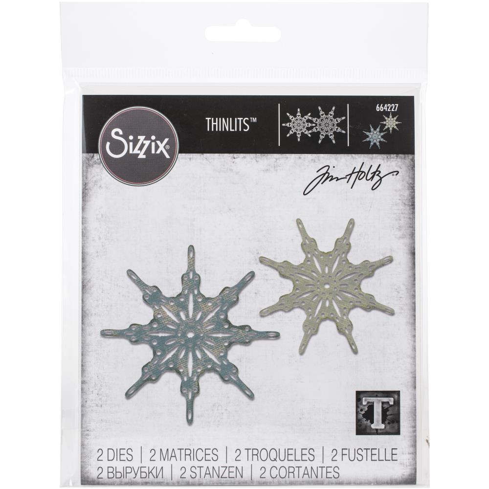 Fanciful Snowflakes - Sizzix Thinlits Dies By Tim Holtz