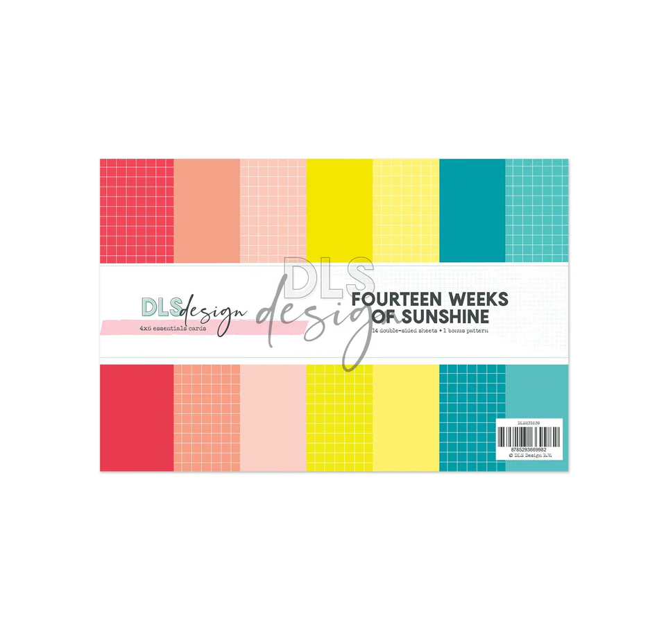 4X6 Grid & Cardstock Cards - Fourteen Weeks Of Sunshine 4X6 Grid & Cardstock Cards - Fourteen Weeks Of Sunshine