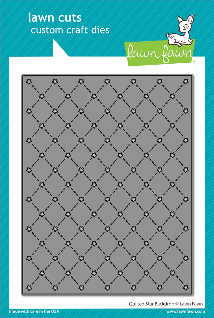 Quilted Star Backdrop - Lawn Cuts