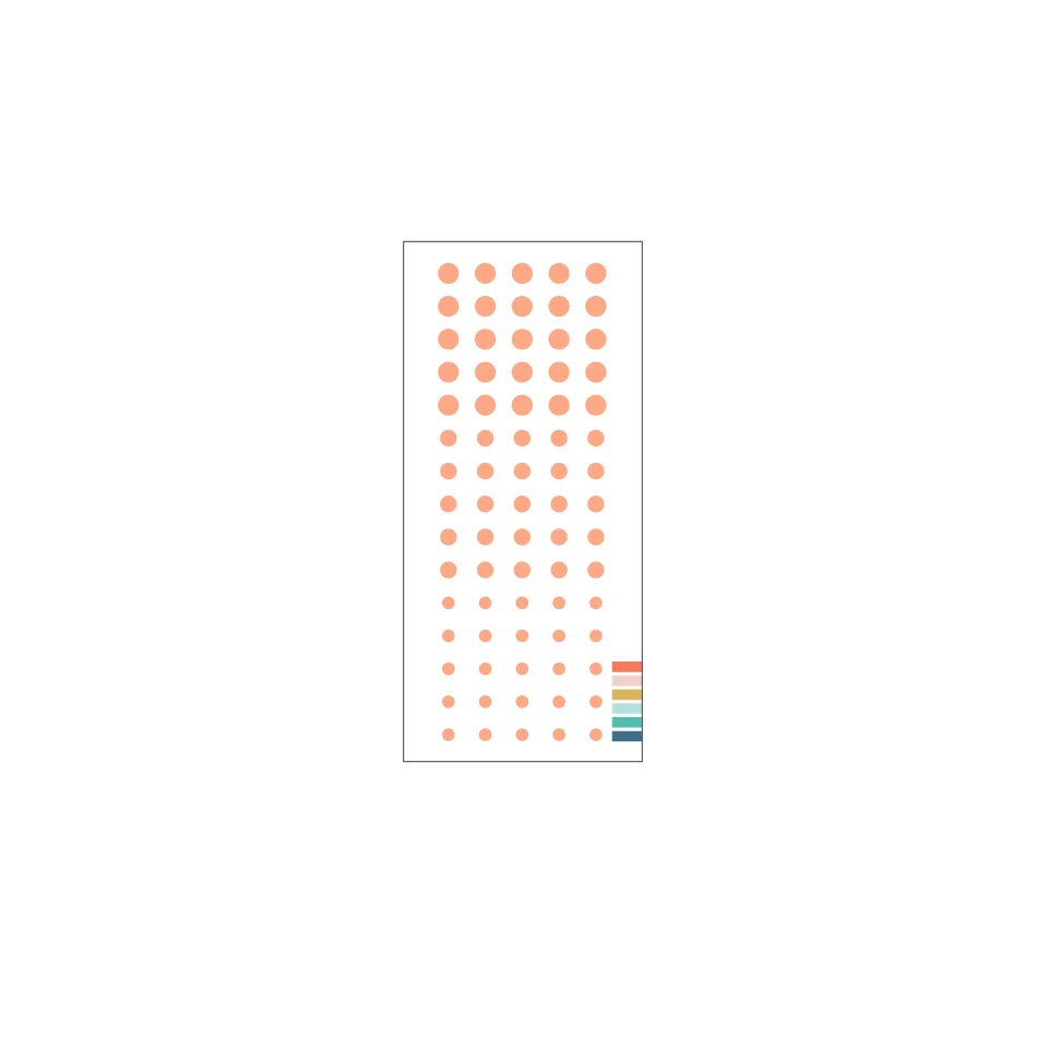 Grapefruit - Enamel Dots