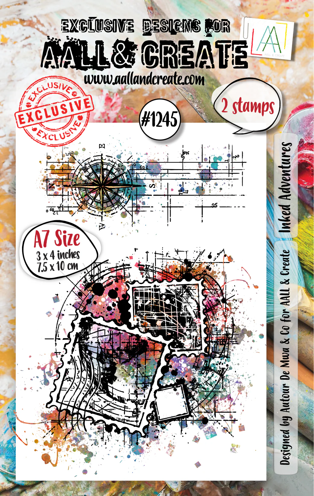 Inked Adventures - #1245 - A7 Stamp Set Inked Adventures - #1245 - A7 Stamp Set
