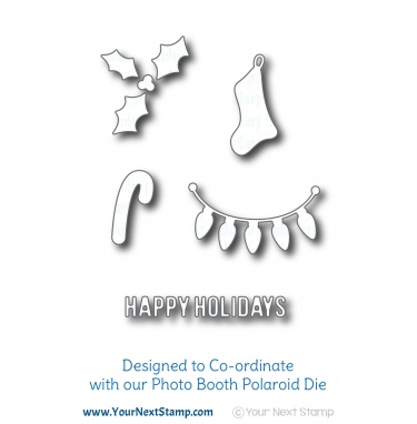 Holiday Photo Booth Elements - Die Set