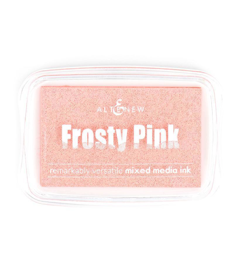 Frosty Pink - Mixed Media Ink