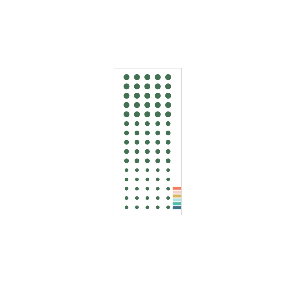 Evergreen - Enamel Dots