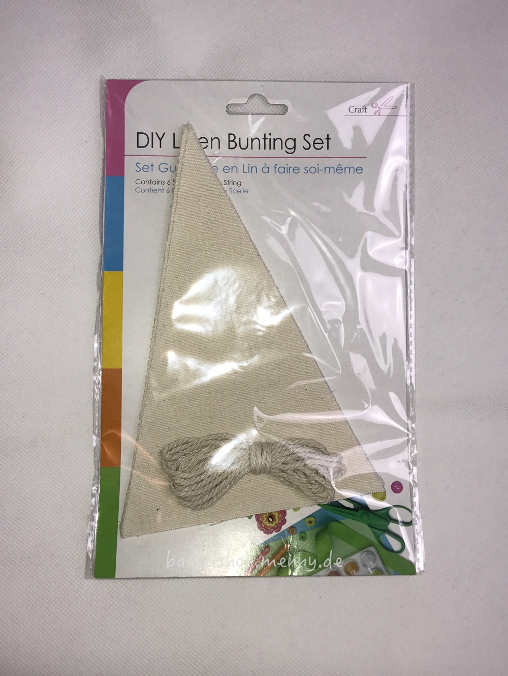 DIY Wimpel in beige DIY Wimpel in beige