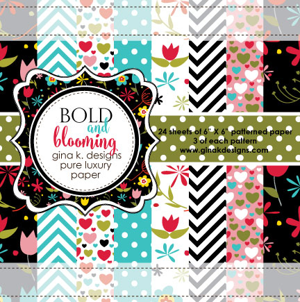Bold and Blooming - GKD Patterned Paper Pack