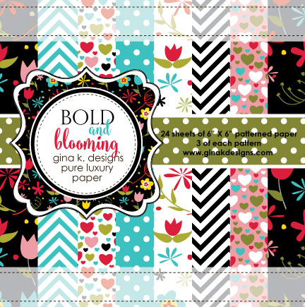 Bold and Blooming - GKD Patterned Paper Pack Bold and Blooming - GKD Patterned Paper Pack