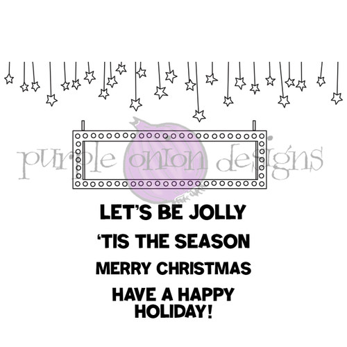 Stage Decorations (marquee sign, sentiments & hanging stars) - Holly Mabutas
