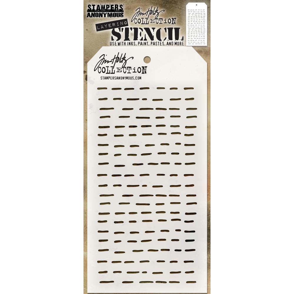 Dashes - Tim Holtz Layering Stencil