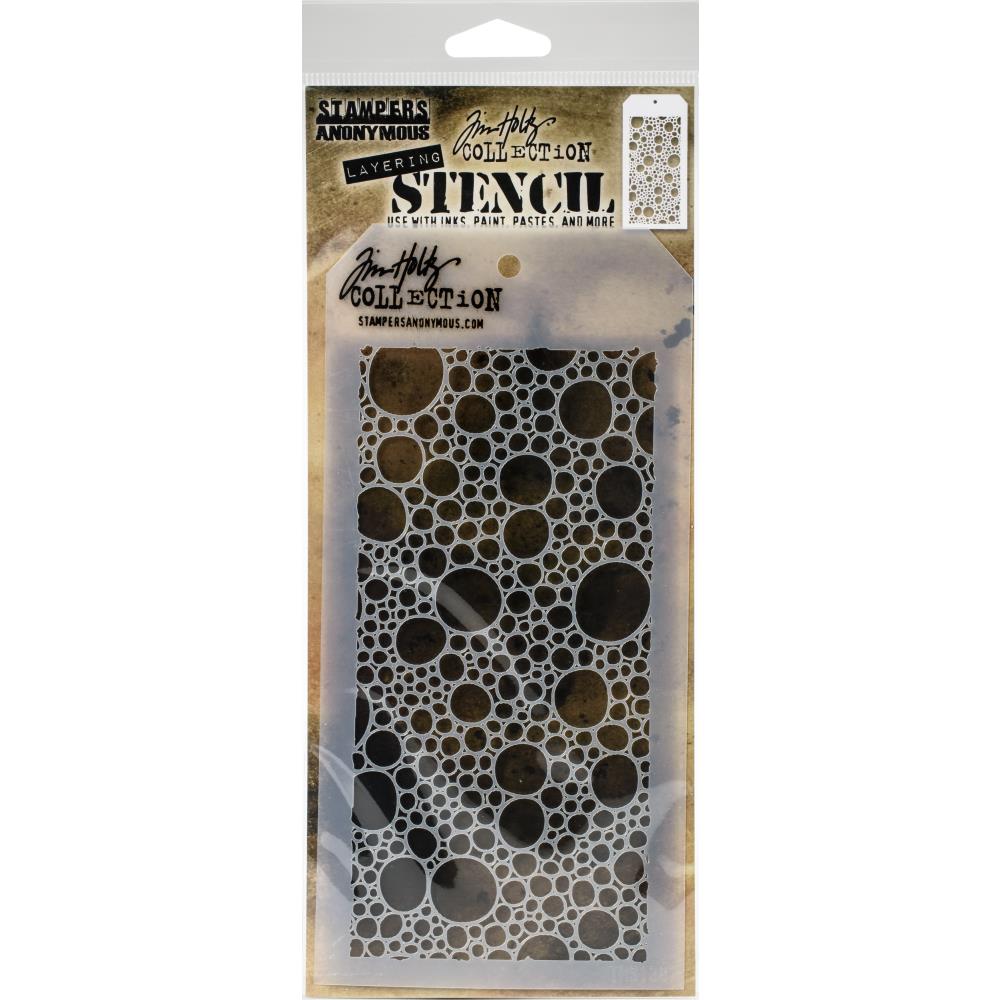 Bubbles Layering - Tim Holtz Layering Stencil